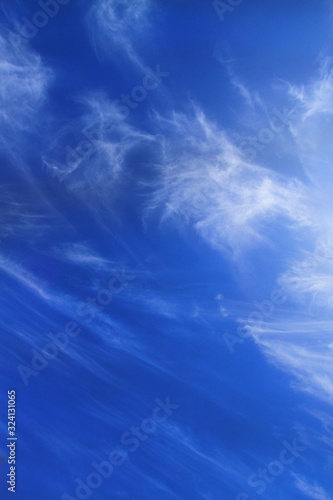 The soft, blurred white clouds in the sky bright colors with pastel colors.