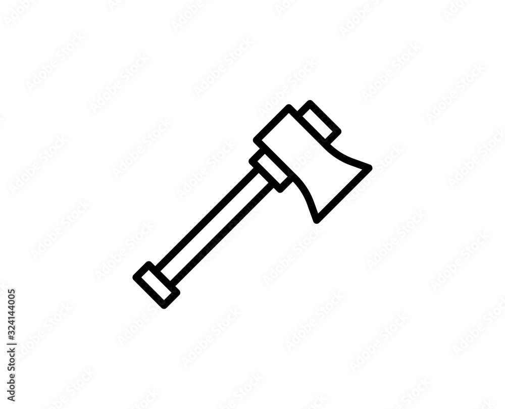 Axe line icon Axe line icon