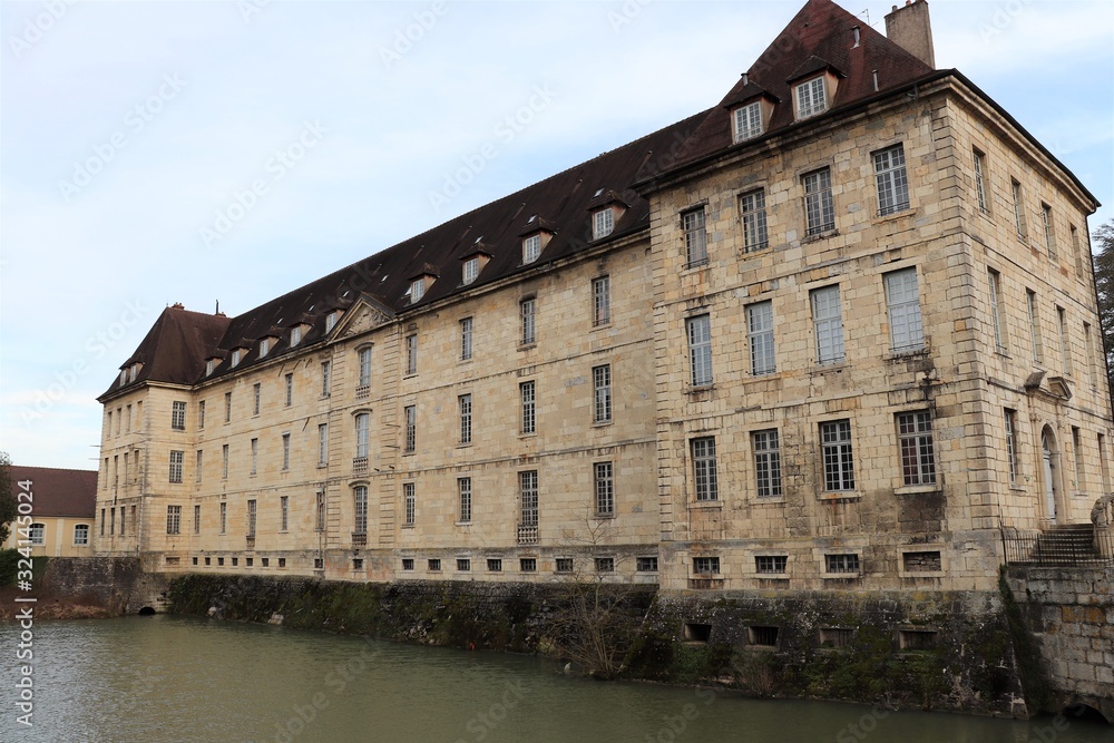 Lycée Charles Naudier  - Ville de Dole - Département du Jura - France - Vue extérieure