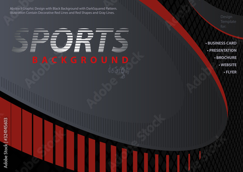 Abstract Red-Black Backgrou...