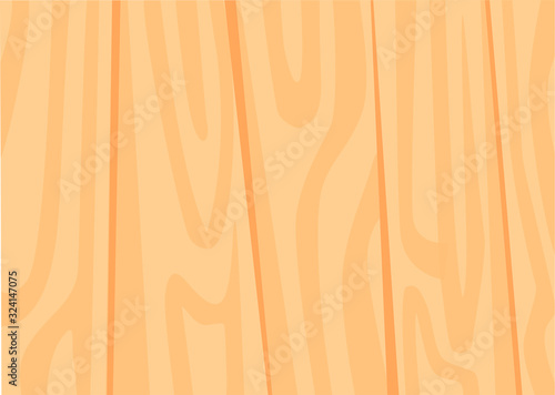 Flat cartoon wooden background. Very light brown