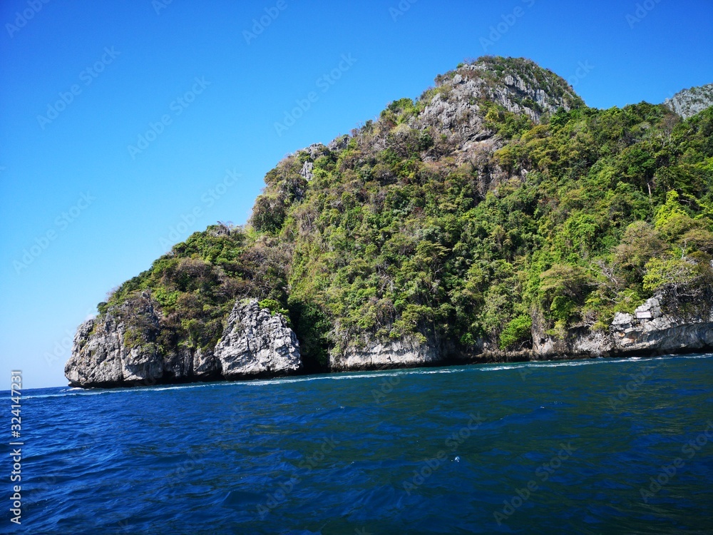 urtümliche Landschaft in Krabi Thailand