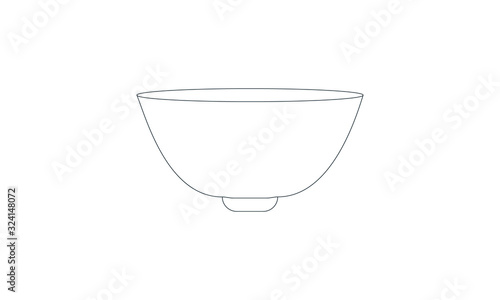 Bowl icon for cooking and food preparation