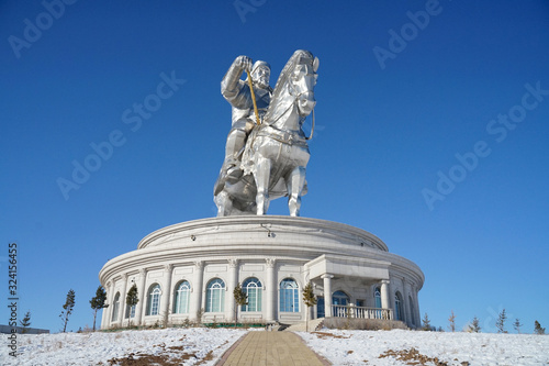 Statue of Genghis Khan, Ulaanbaatar, Mongolia