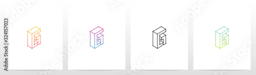  Outline Of 3D Letter Logo Design G