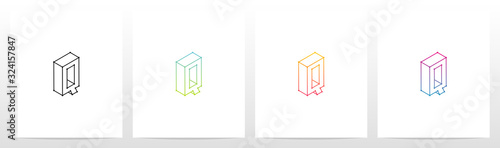  Outline Of 3D Letter Logo Design Q
