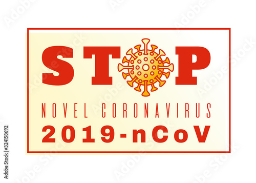 Wuhan virus named 2019-nCoV banner concept design