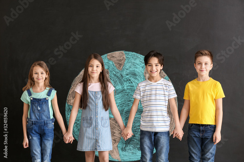 Little children and drawing...