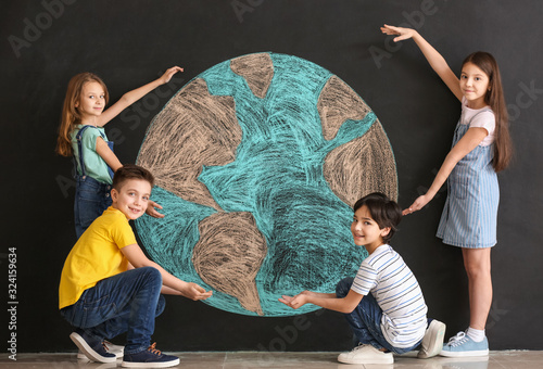 Little children and drawing...