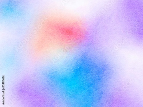 Watercolor paper texture for backgrounds. colorful abstract pattern. The brush stroke graphic abstract. Picture for creative wallpaper or design art work. © Ariya