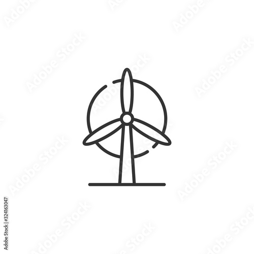 wind power Icon. Vector