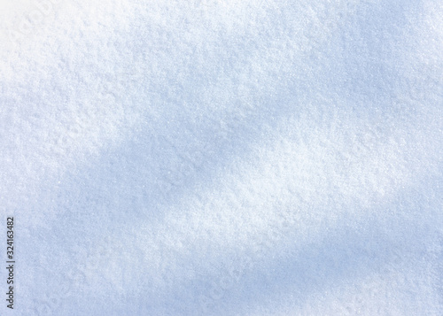Snow texture. Winter background. Top view