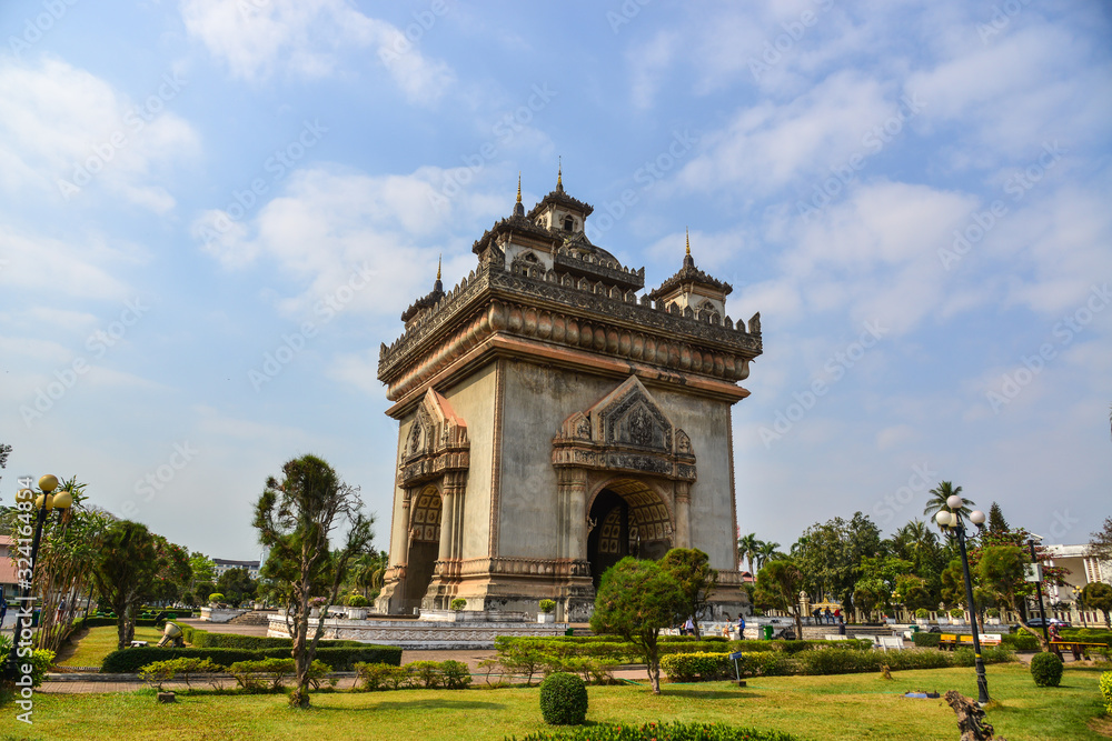 Fototapeta premium Patuxay Monument of Vientiane, Laos