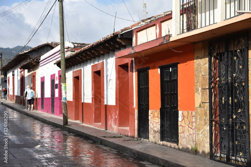 Ruelle colorée de San Cristobal, Mexique