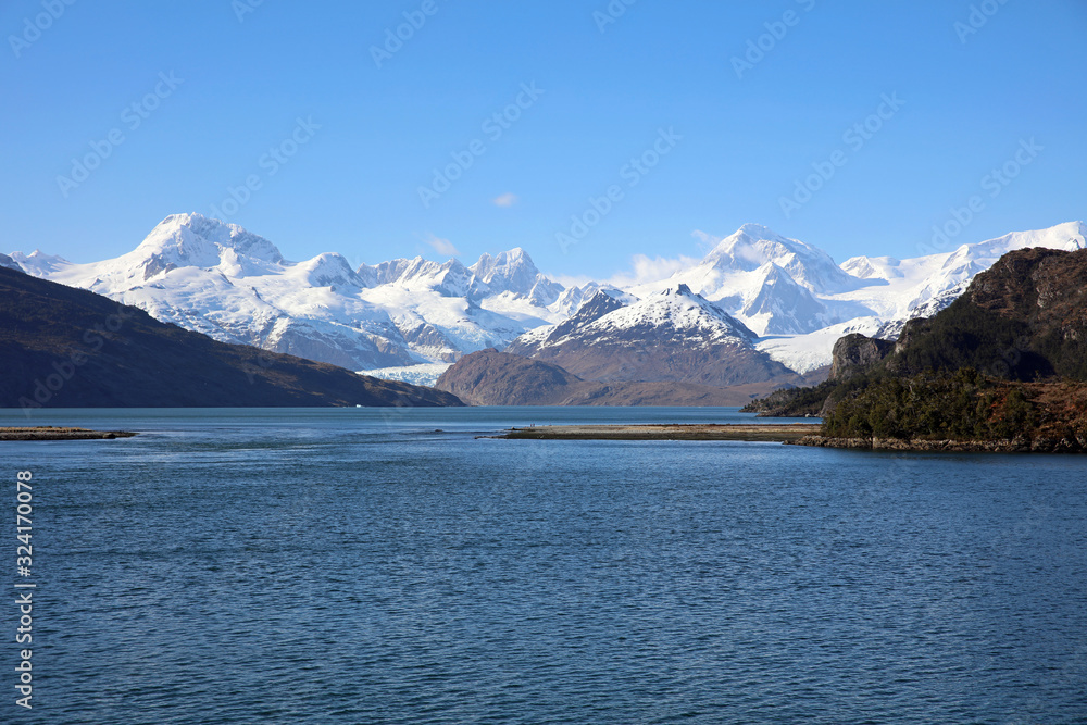 Ainsworth Bucht in Patagonien. Chile