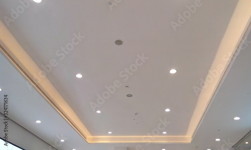 Photography Decor Gypsum false ceiling and finishes in a shopping mall interior finishes pai