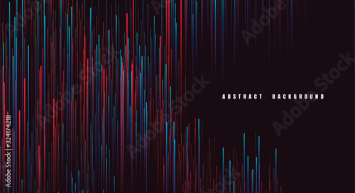 Lines composed of glowing backgrounds, abstract vector background