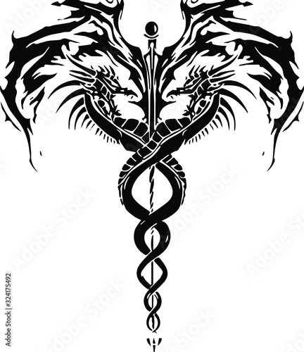 Cross icon. Hand drawn vector illustration