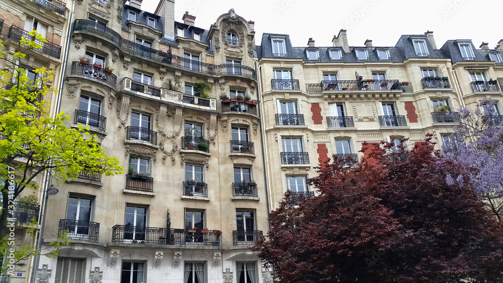 Typical parisian architecture, Paris, France