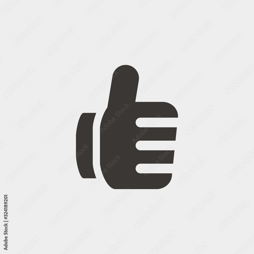 like thumb icon vector illustration and symbol for website and graphic design like thumb icon vector illustration and symbol for website and graphic design