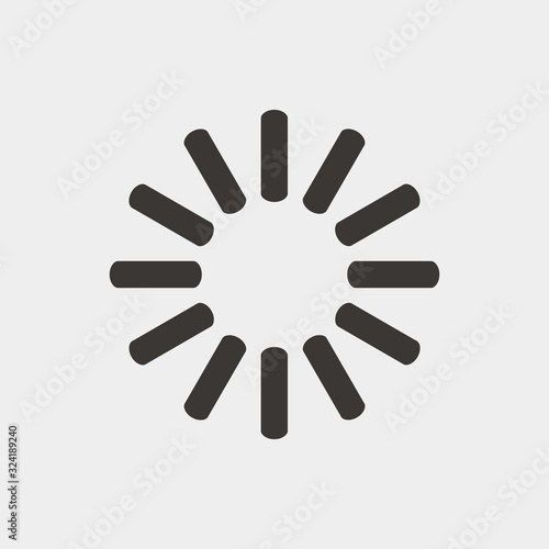 loading icon vector illustration and symbol for website and graphic design