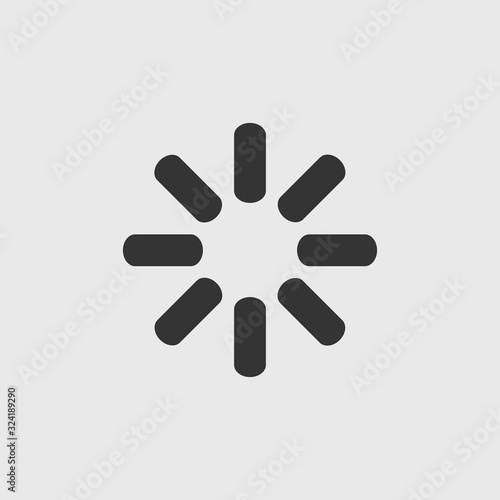 loading icon vector illustration and symbol for website and graphic design