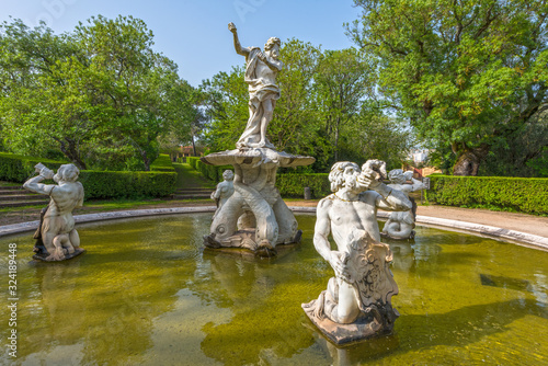 Visiting Queluz national palace