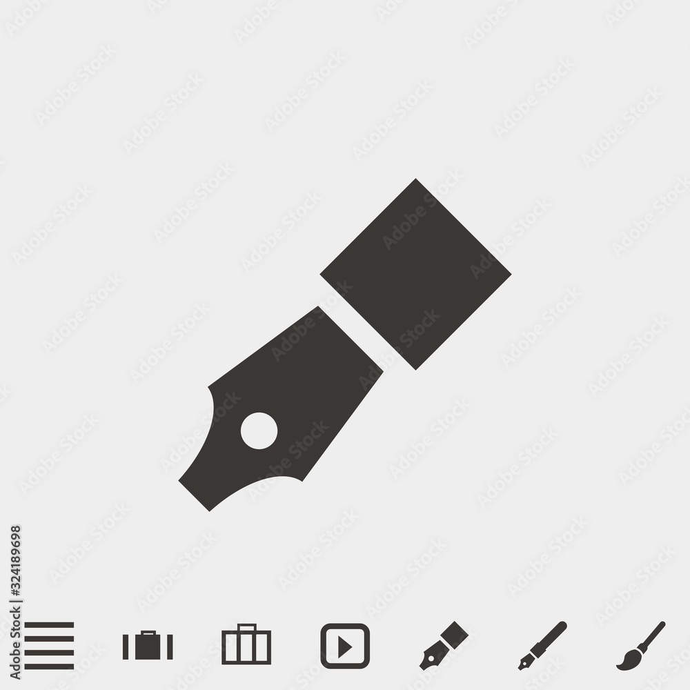 pen tool icon vector illustration and symbol for website and graphic design pen tool icon vector illustration and symbol for website and graphic design
