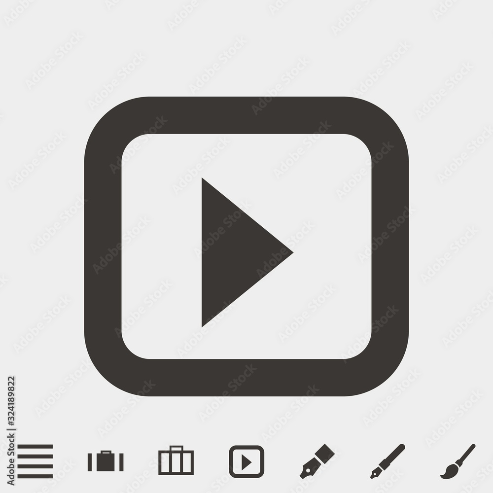 play button icon vector illustration and symbol for website and graphic design play button icon vector illustration and symbol for website and graphic design