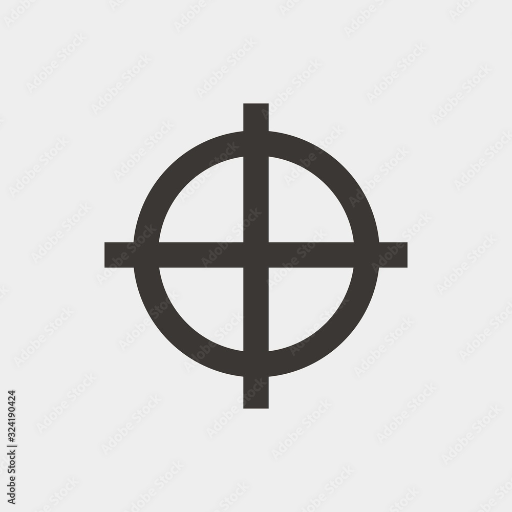 target icon vector illustration and symbol for website and graphic design target icon vector illustration and symbol for website and graphic design