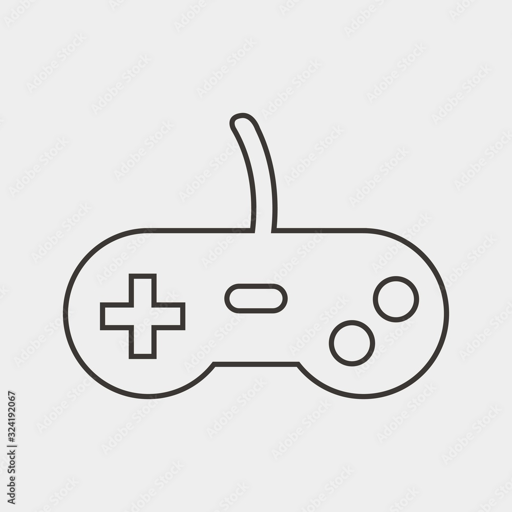 joystick controller icon vector illustration and symbol for website and graphic design joystick controller icon vector illustration and symbol for website and graphic design