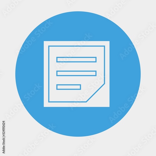 papers icon vector illustration and symbol for website and graphic design
