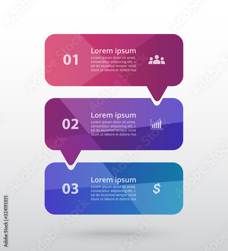 Vector lines arrows infographic.