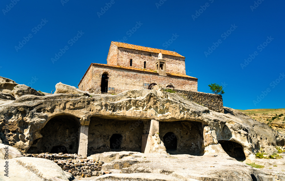 Fototapeta premium Ancient Basilica at Uplistsikhe cave town in Georgia