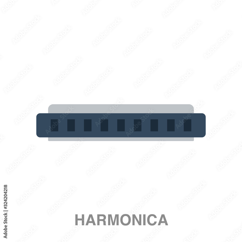 harmonica flat icon on white transparent background. You can be used black ant icon for several purposes. harmonica flat icon on white transparent background. You can be used black ant icon for several purposes.