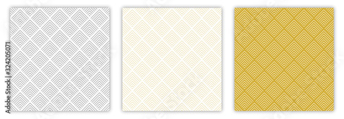 Pattern abstract seamless vector texture. Set of linear patterns. Trendy stylish texture. Subtle seamless pattern.