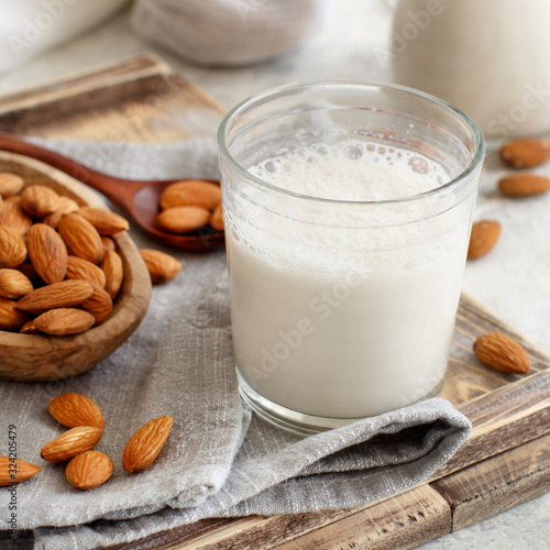 Vegan almond milk  non dairy alternative milk