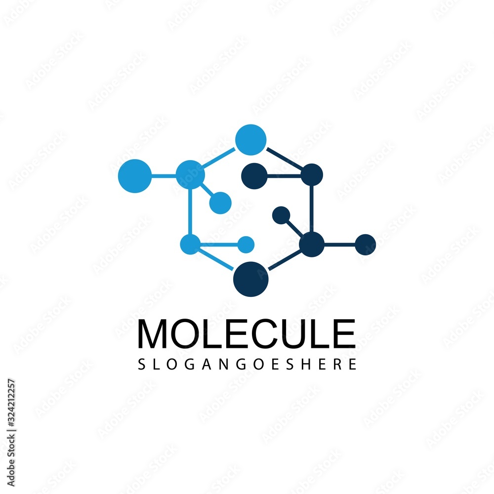 Molecule DNA Bio abstract Logo design vector template.Bionic Technology laboratory Logotype concept icon. Molecule DNA Bio abstract Logo design vector template.Bionic Technology laboratory Logotype concept icon.