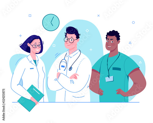 The team of doctors.