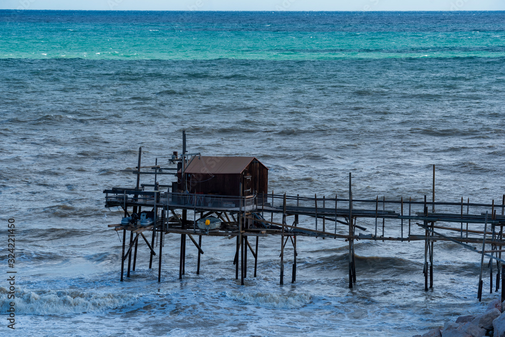 Termoli, Italy, and its beach at summer Termoli, Italy, and its beach at summer