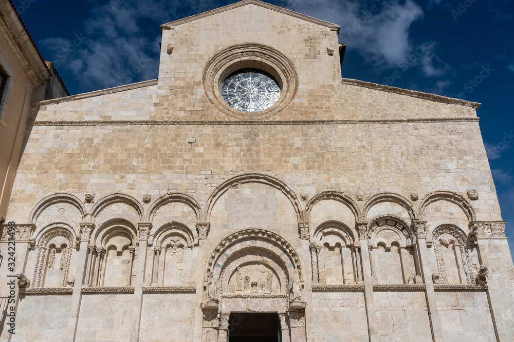 Termoli, Italy, cathedral facade