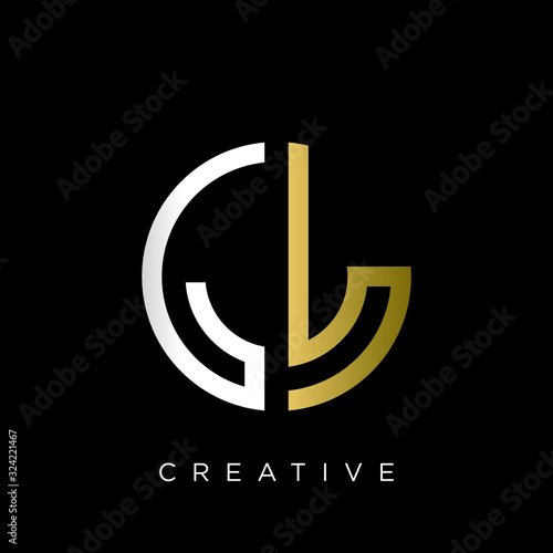 cl circle vector illustration of sign