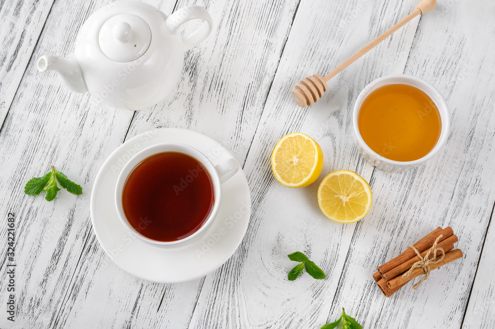 Cup of black tea Cup of black tea