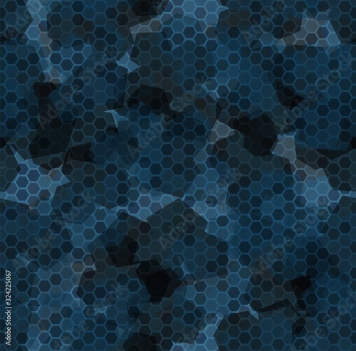 Texture military camouflage seamless pattern. Abstract modern camo ornament