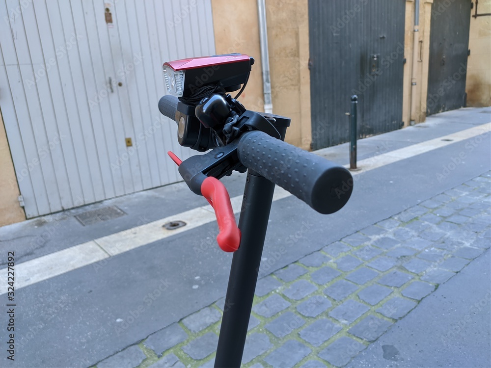 électrique scooter nouveau transport urbain, ville