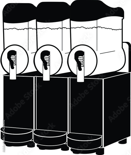 Slush Machine icon, vector illustration.