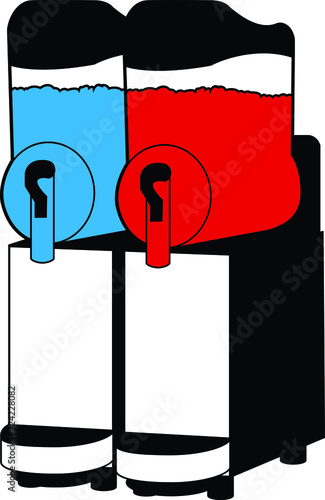 Slush Machine icon, vector illustration.