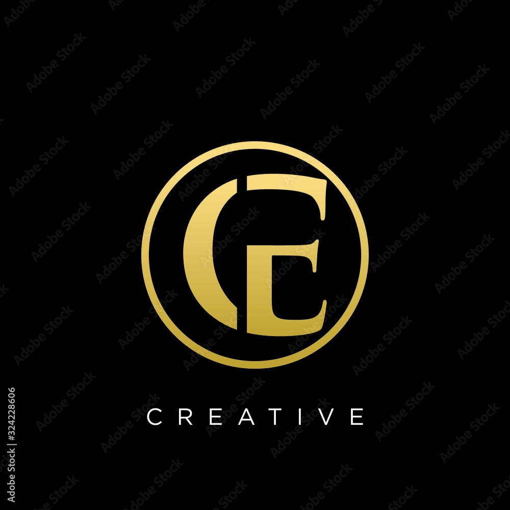 ce logo design vector icon ce logo design vector icon