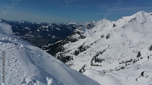 Verschneite Allgäuer Alben vom Nebelhorn 
