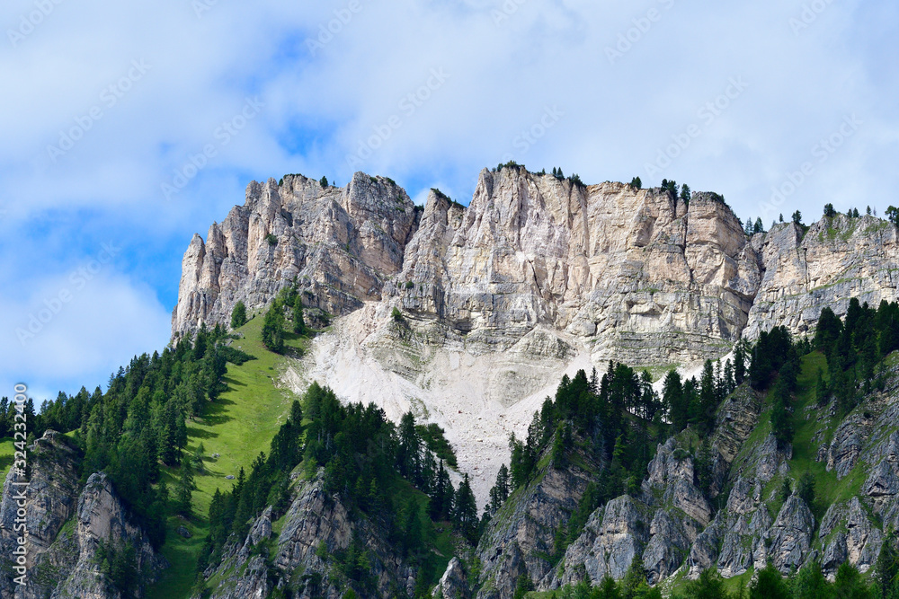 Die Berge um Cortina d’Ampezo in Italien